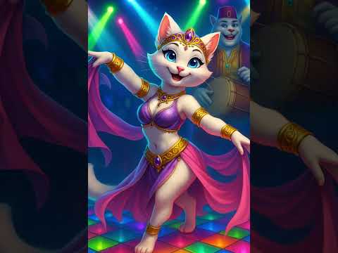 القطة المياو رقصت هي و جوزها فكباريه 