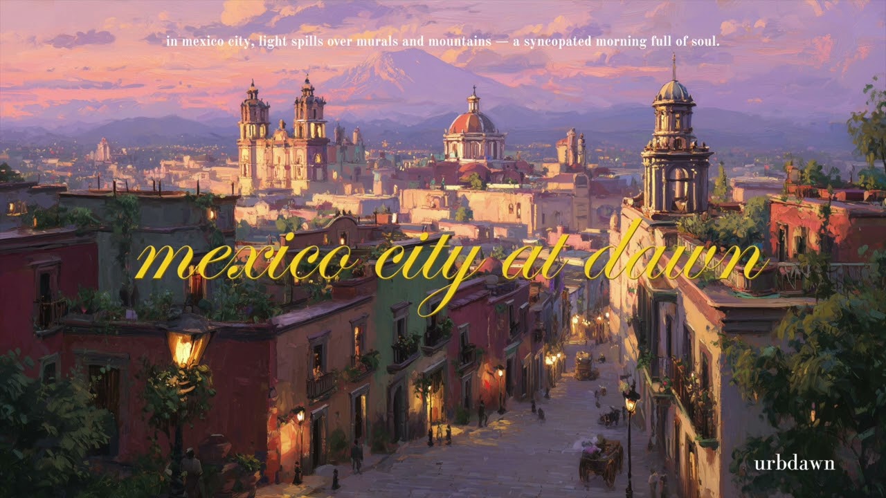 [playlist] first light over mexico city at dawn | chill jazz for a new day's soft start