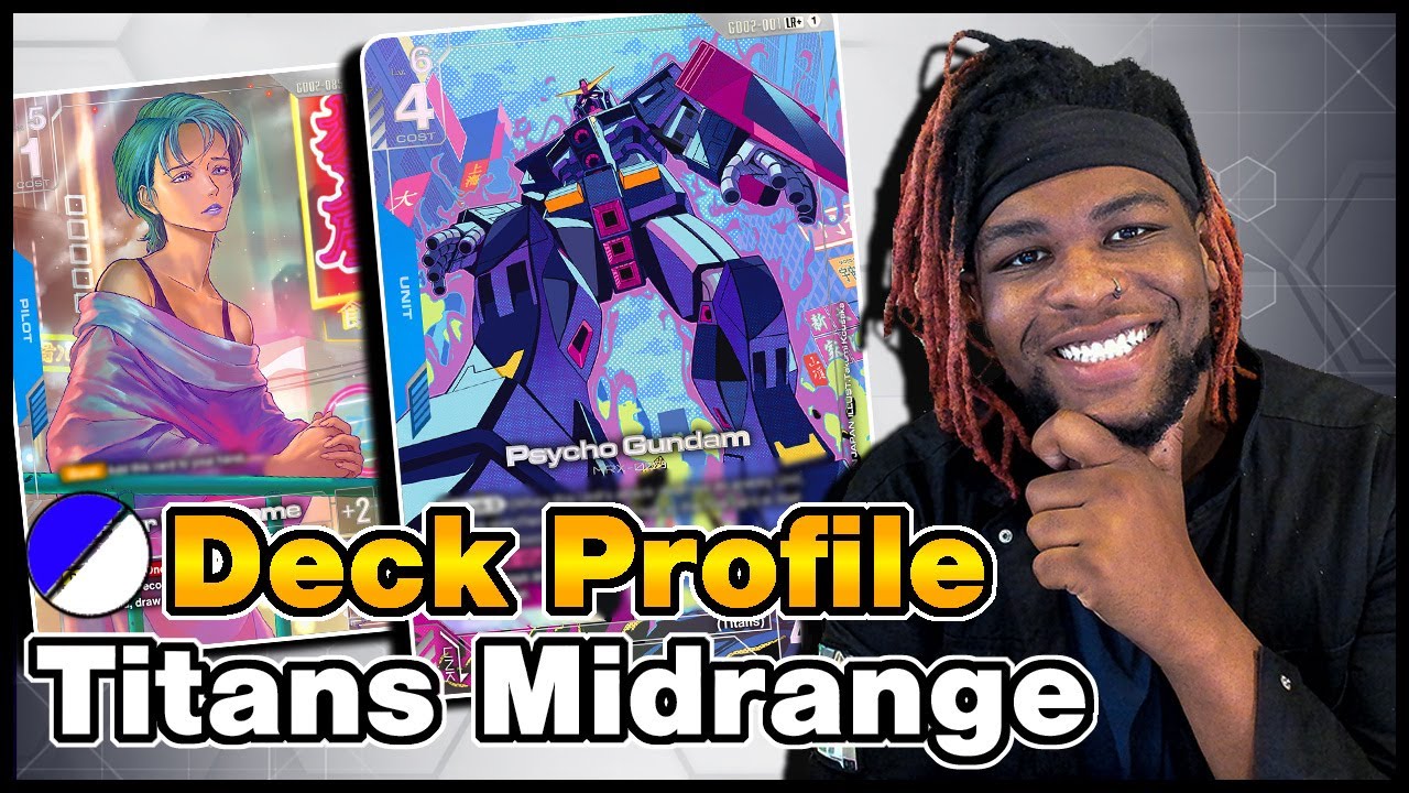 Претендент или просто шумиха? Профиль средней колоды «Сине-белые титаны»! Карточная игра «Гандам»!