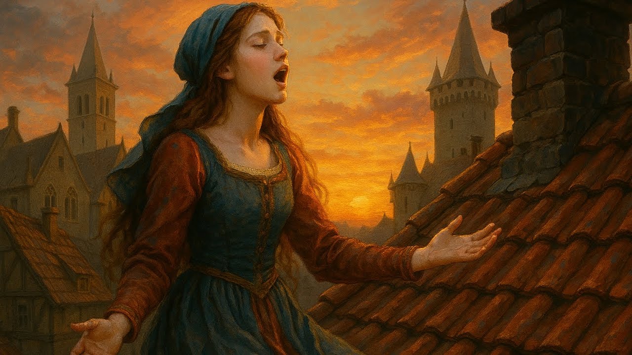 The Roof at Sunset | Relaxing Medieval Music 