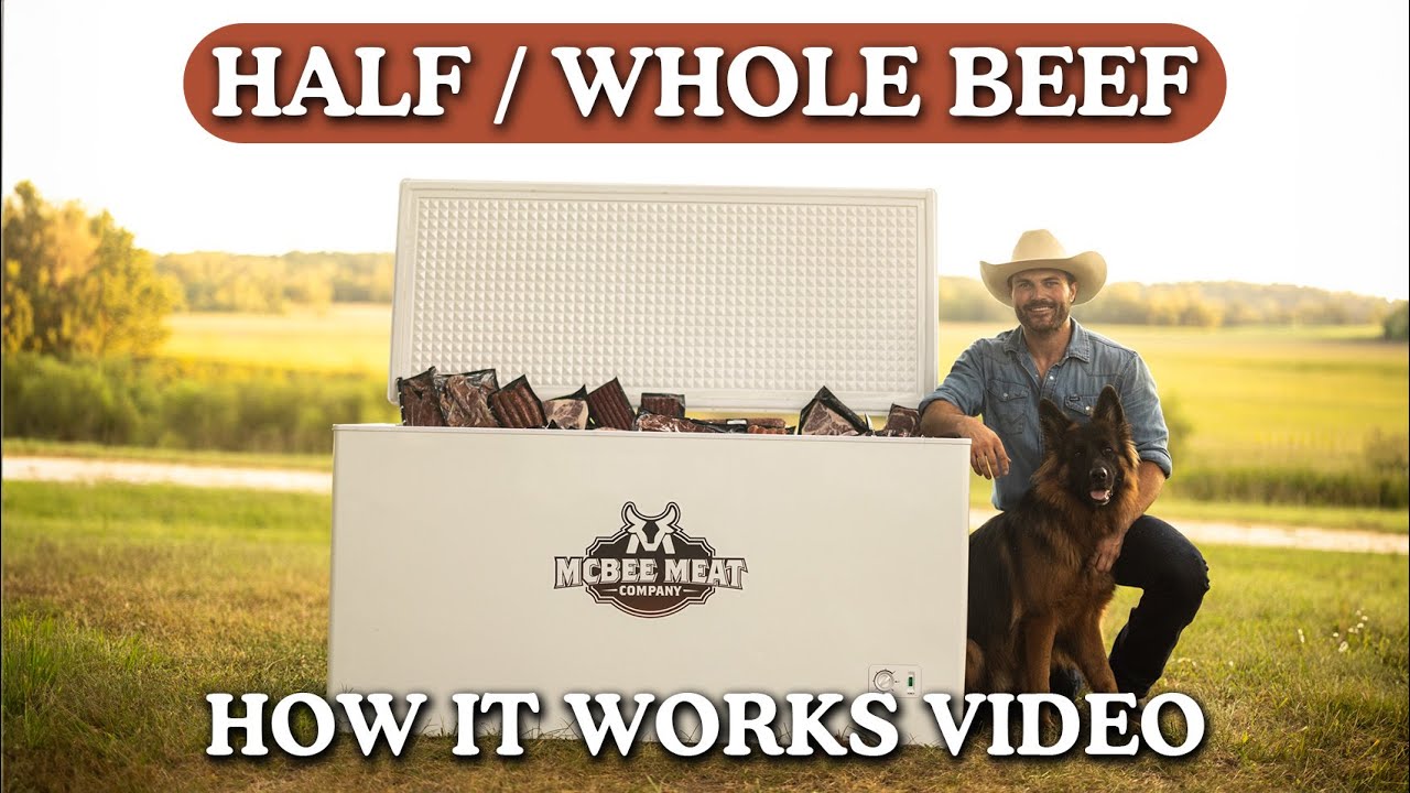 HALF OR WHOLE BEEF + FREE FREEZER OFFER