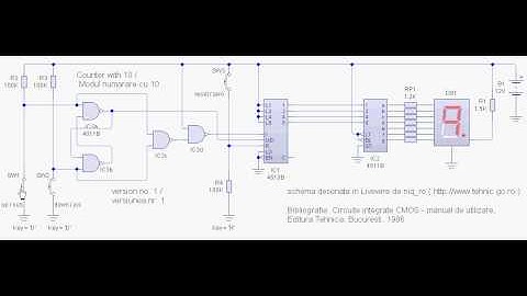 BCD counter with CD4510 ver1