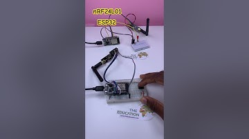 Radio Communication with nRF24L01 using ESP32 #shorts #tmeeducation