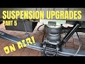 self build campervan vw crafter suspension upgrades | van build | part 49 | the crafty blinders