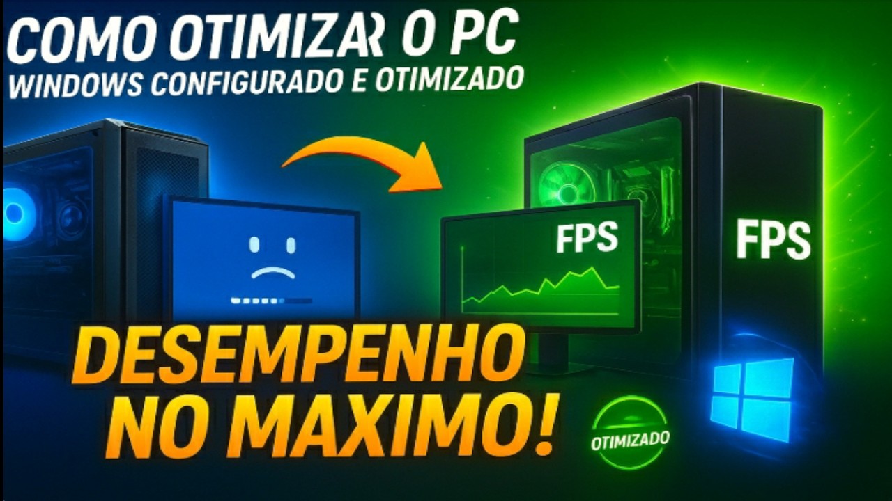 COMO OTIMIZAR O PC WINDOWS CONFIGURADO E OTIMIZADO PARA MELHOR ...