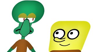 Spongebob Squarepants Vs Squidward Tentacles - Funny Animation
