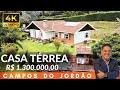  casa trrea com terreno acolhedor em campos do jordo   vila inglesa  r 130000000