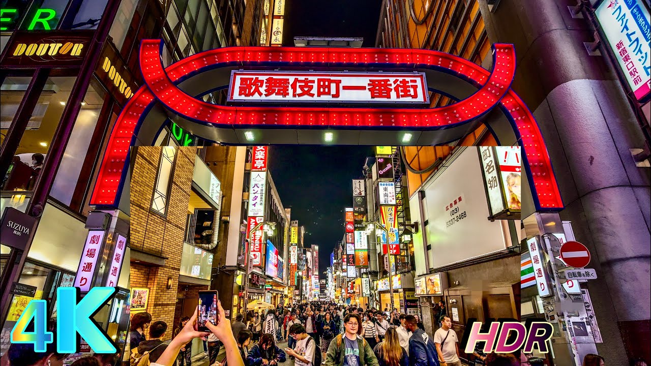 Tokyo Kabukicho Night Walk, a frame from the walk
