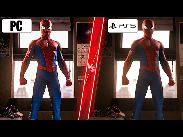 Marvel's Spider-Man Remastered para PC vs PS5 - Review de performance