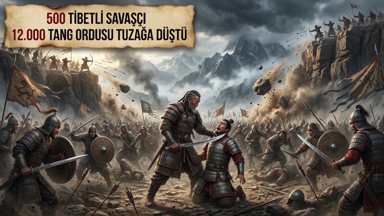 500 Tibetli Savaşçı 12.000 Tang Ordusunu Dağlarda Nasıl Tuzağa Düşürdü | Qinghai 670