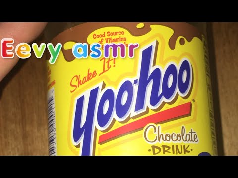 ASMR: Glass milk jar tapping with liquid sounds- quick tingles
