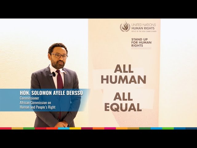 Hon. Dr. Solomon Ayele Dersso | ACHPR | International Financial Architecture