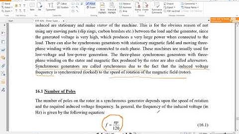 Power Systems - Chapter 16 - Introduction to Synchronous Generators