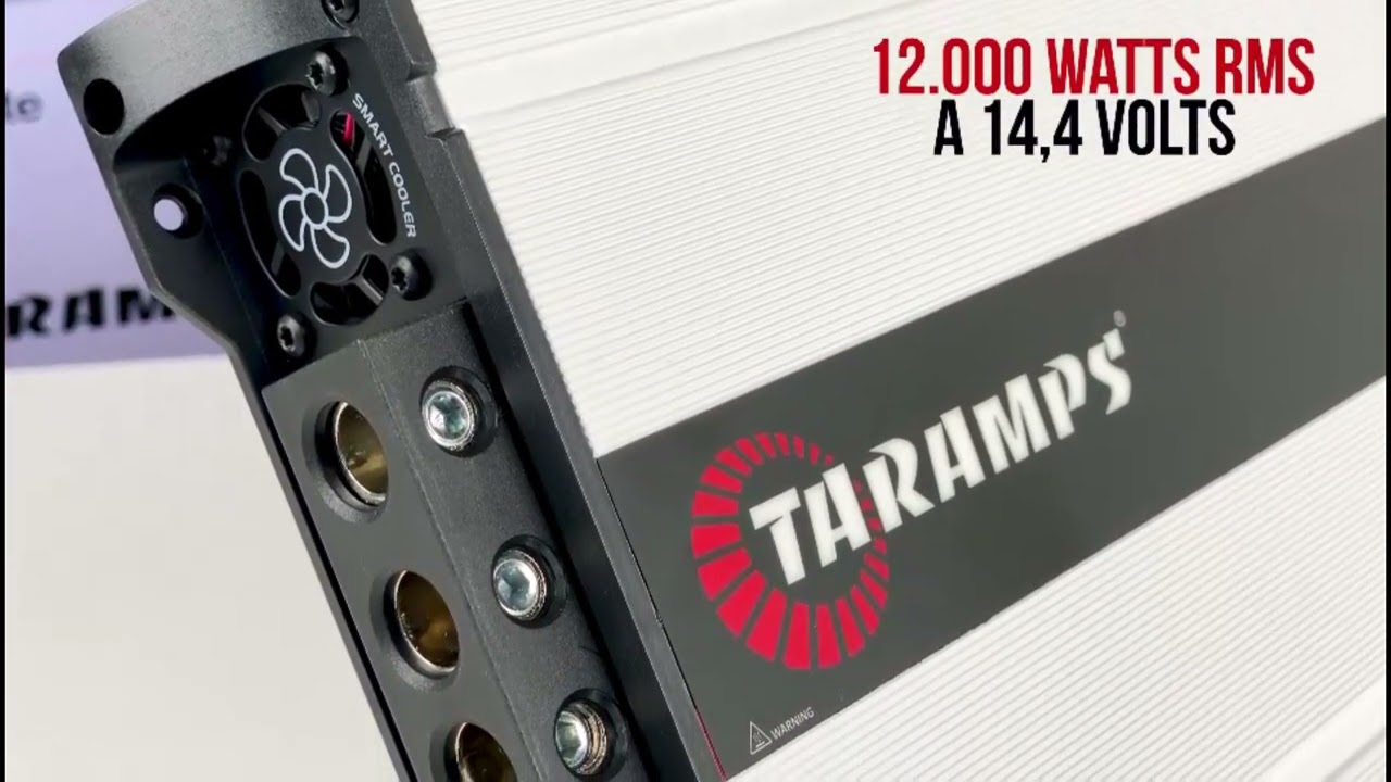AMPS TARAMPS - NEW TARAMPS HD10000 AMPLIFIER - 10000WRMS - 1OHM