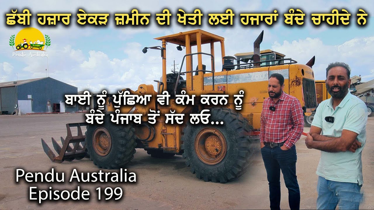 ਛੱਬੀ ਹਾਜ਼ਰ ਏਕੜ ਲਈ ਕਾਮਿਆਂ ਦੀ ਲੋੜ੍ਹ ~ Pendu Australia Episode 199 ~ Mintu Brar