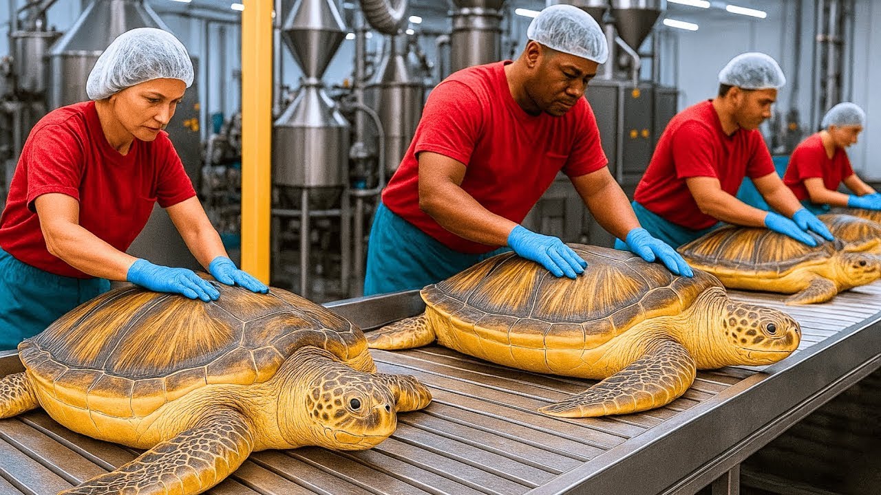 What REALLY Happens in the World’s Largest Turtle Processing Factory?
