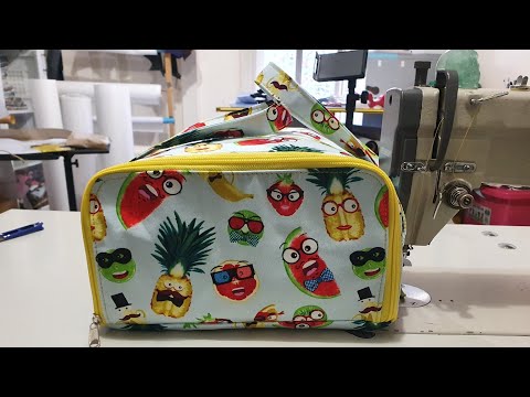 Lunch Bag by Allsewpetite sewing tutorial