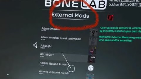 How to install BONELAB mods straight from BONELAB