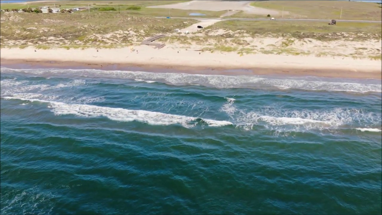 SOUTH PADRE ISLAND BEACH ACCESS 4 DRONE FOOTAGE YouTube