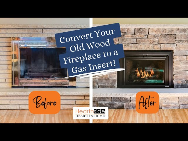Convert Your Old Wood Fireplace to a Gas Fireplace - YouTube