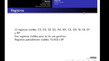 Arquitectura del Computador - x86 Parte 1