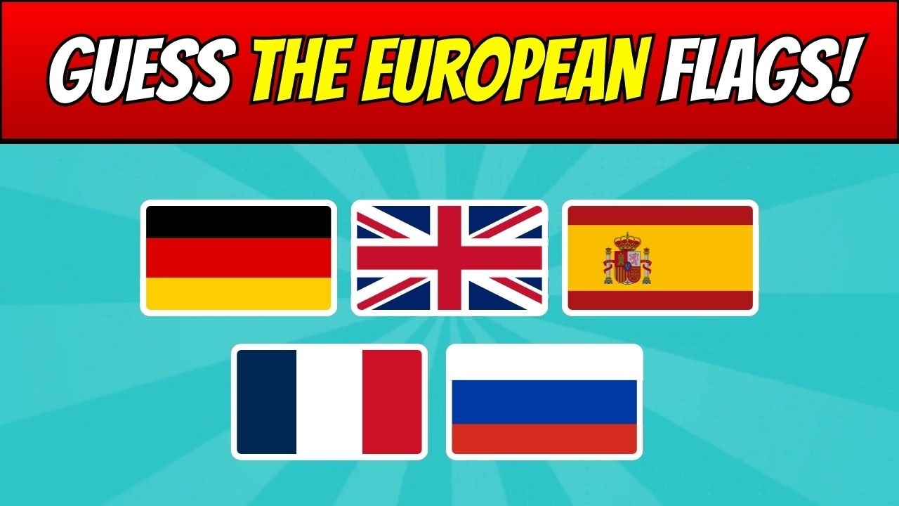 Guess the European Countries by the Flag | All Countries