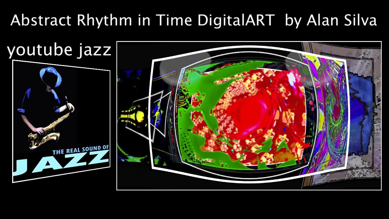 Abstract Rhythm in Time DigitalART With AppleMusic JazzPlaylist Jazz Rock Essentials