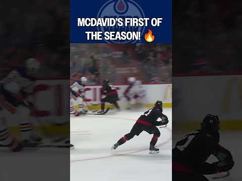 MCDAVID MAGIC! First Goal of the Season 😍