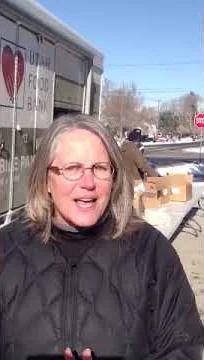 Patty Isbell says "Jump on!"