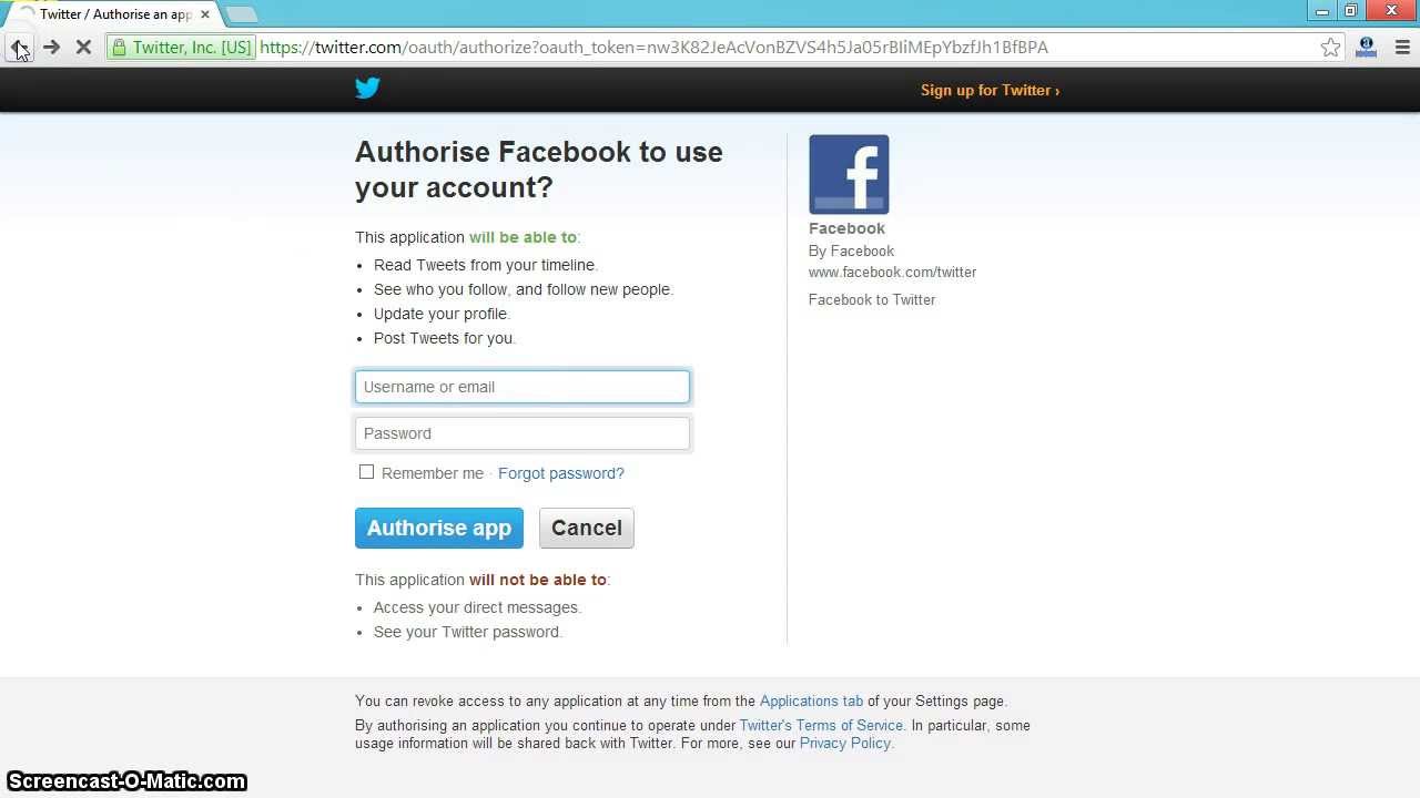 Connect Facebook Profile or Fan Page to Twitter - YouTube