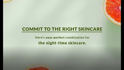 Night Time Skincare Routine with Lotus Botanicals Vitamin C Range