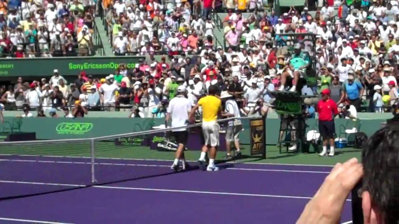 Andy Roddick Beats Rafael Nadal At 2010 Sony Ericsson Open
