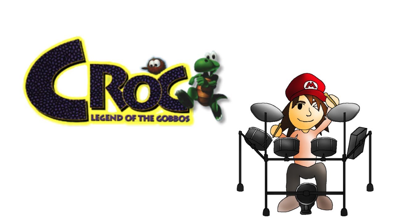 Croc Legend Of The Gobbo's - Volcano Island - Drum Cover
