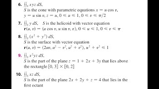 evaluate the surface integral. , is the helicoid with vector equation , , carson merrill carson merr