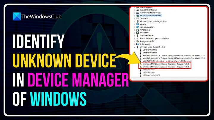 Identify Unknown Device in Device Manager of Windows 11