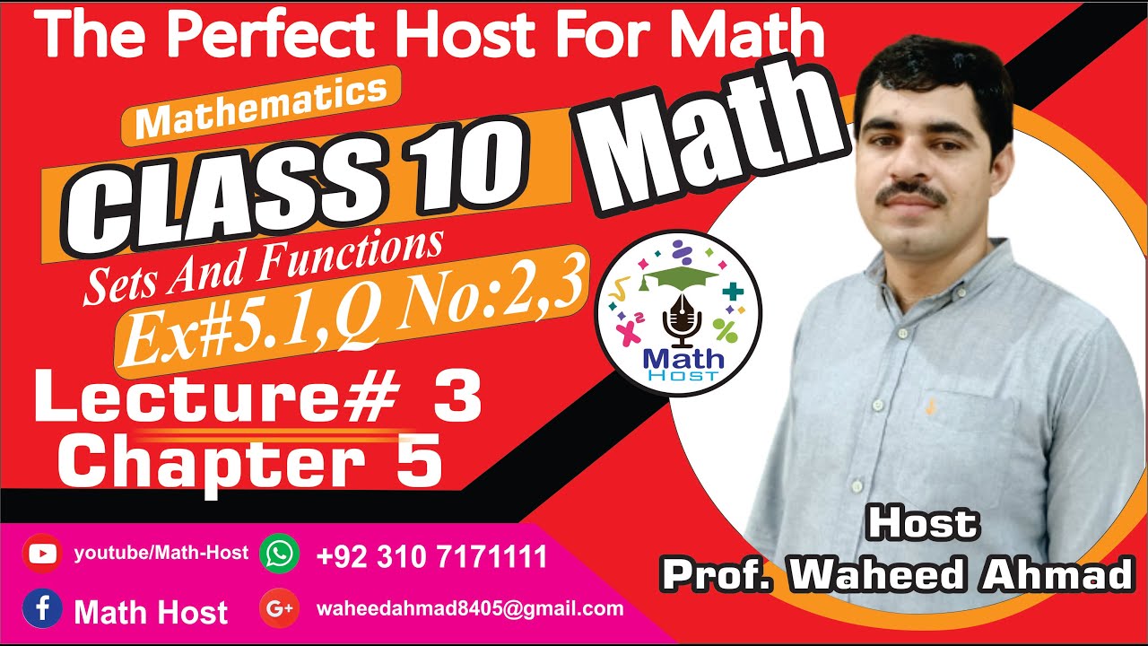 Exercise 5.1 class 10 math ||Class 10 math|| math host - YouTube