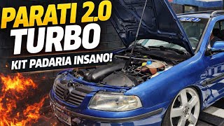 Parati 2.0 Turbo kit padaria MI turbo .50 - Racetech   @FuelTechOficial 