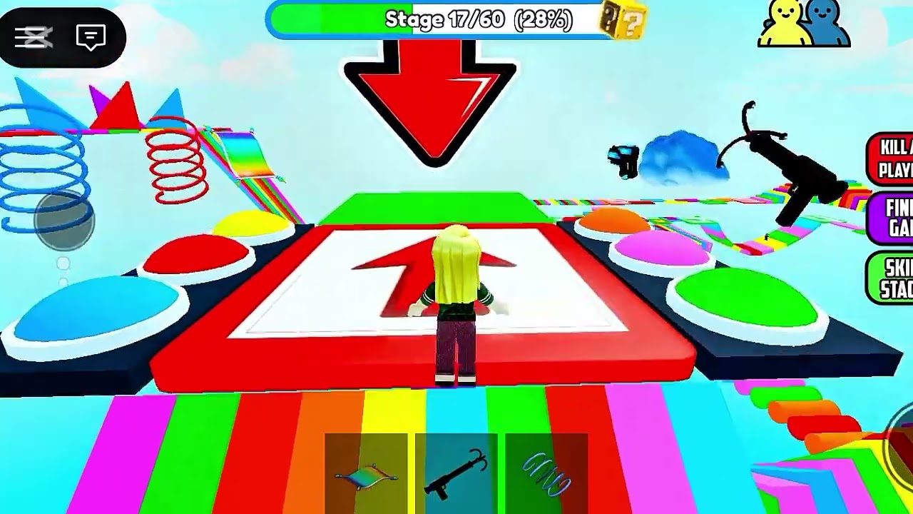 Playing my favourite game in roblox 