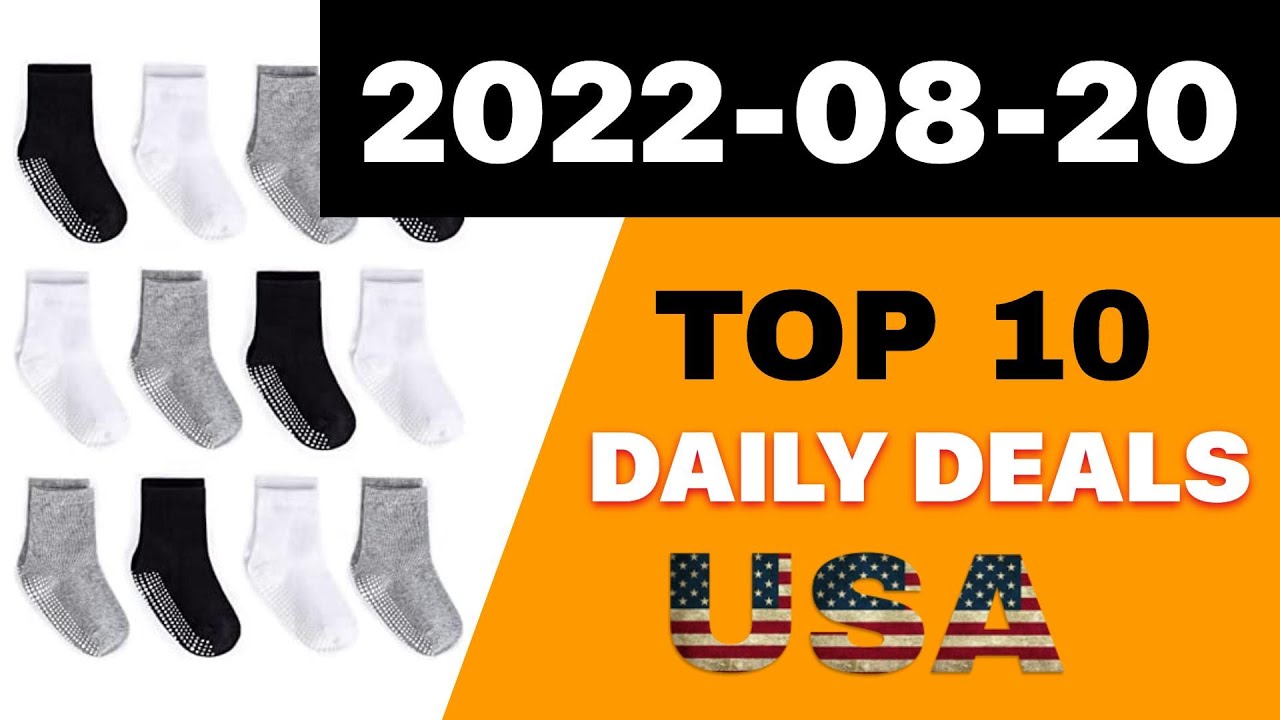 Top 10 "Today's Deals" deals on Amazon, today (2022-08-20)