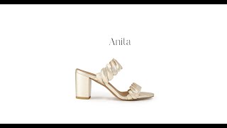 Mules Anita - Gold - Hiima Paris