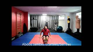 Abdos Jambes Écartées Serrées