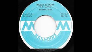 RONNIE DAVIS/KING TUBBY ~ Peace & Love/Peace Version {M M 7