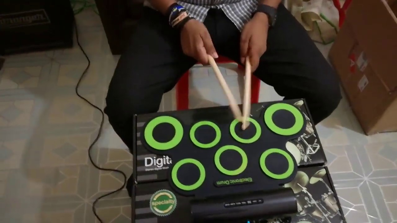 Portable Roll-up Electronic Drum Pad Set