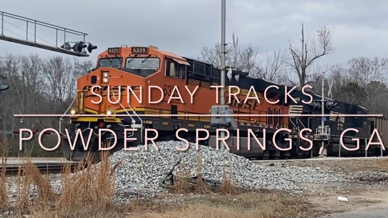 Sunday Tracks in Powder Springs, GA! Radio Chatter, NS, Foreign Power and More!