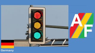 Dambach LED Traffic Light with backplate and IMS LED Modules Ø210 01