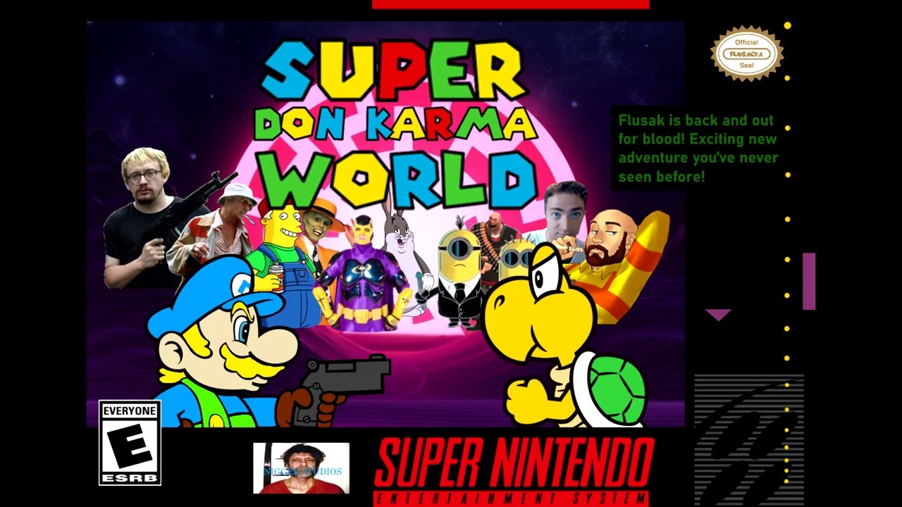 Super Don Karma World - Super Meetroid - Big Boss Confrontation