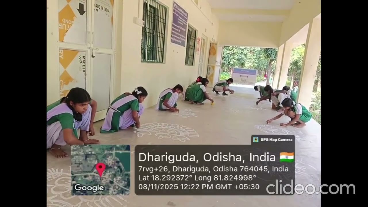 Jhoti competition by students of SEED Kanyashram Malkangiri Odisha