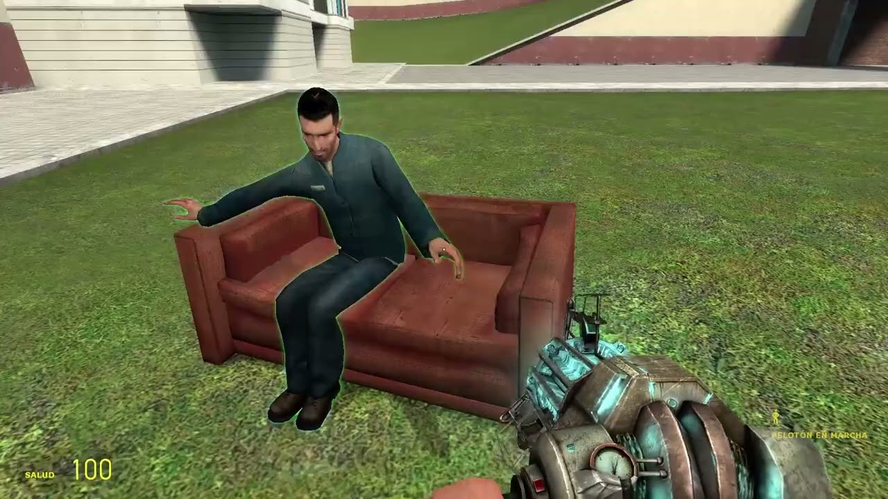 haciendo una pose en gmod