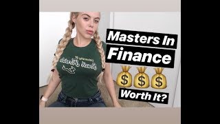 Masters in Finance: Is it worth it? (from a finance major)