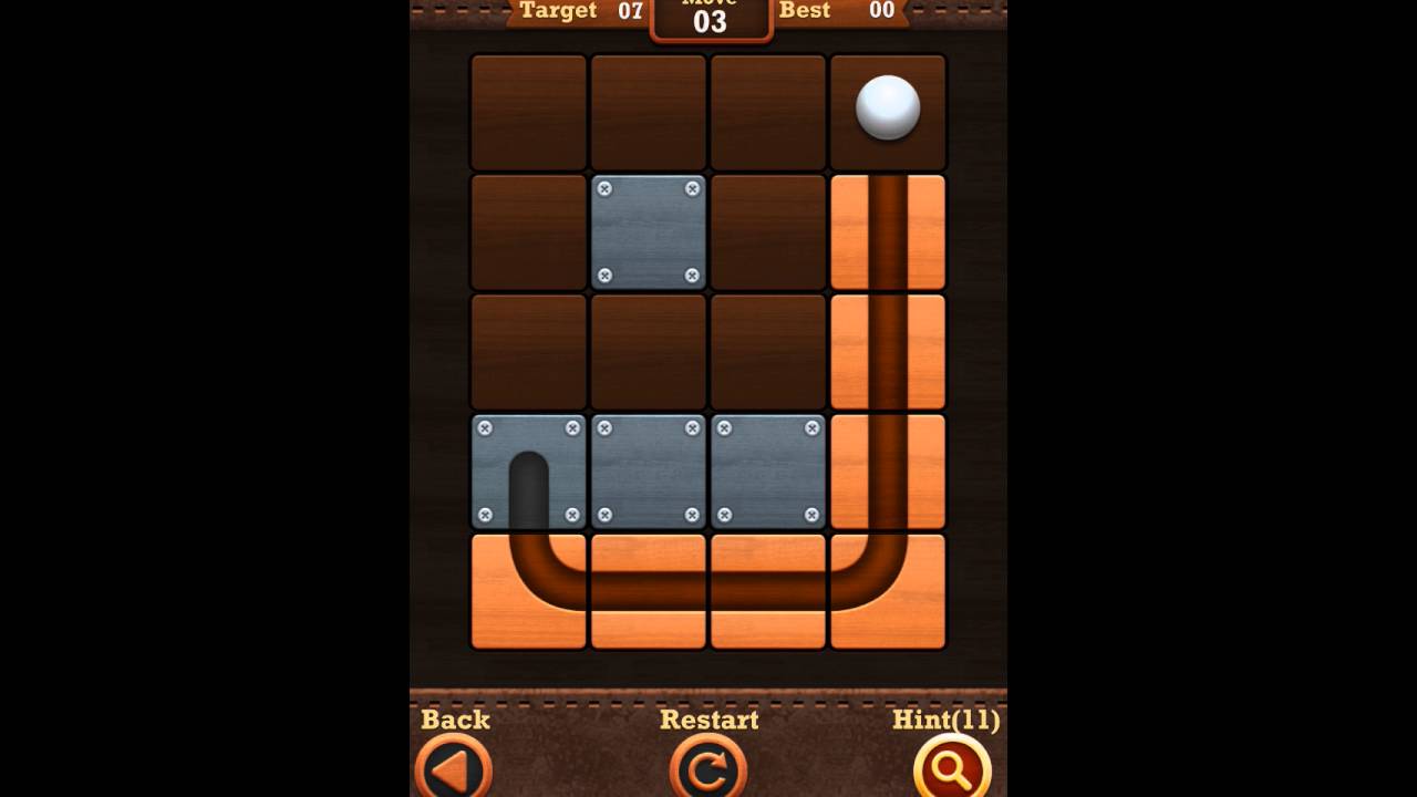 Roll the Ball: slide puzzle 2 - Basic A уровень 5 прохождение